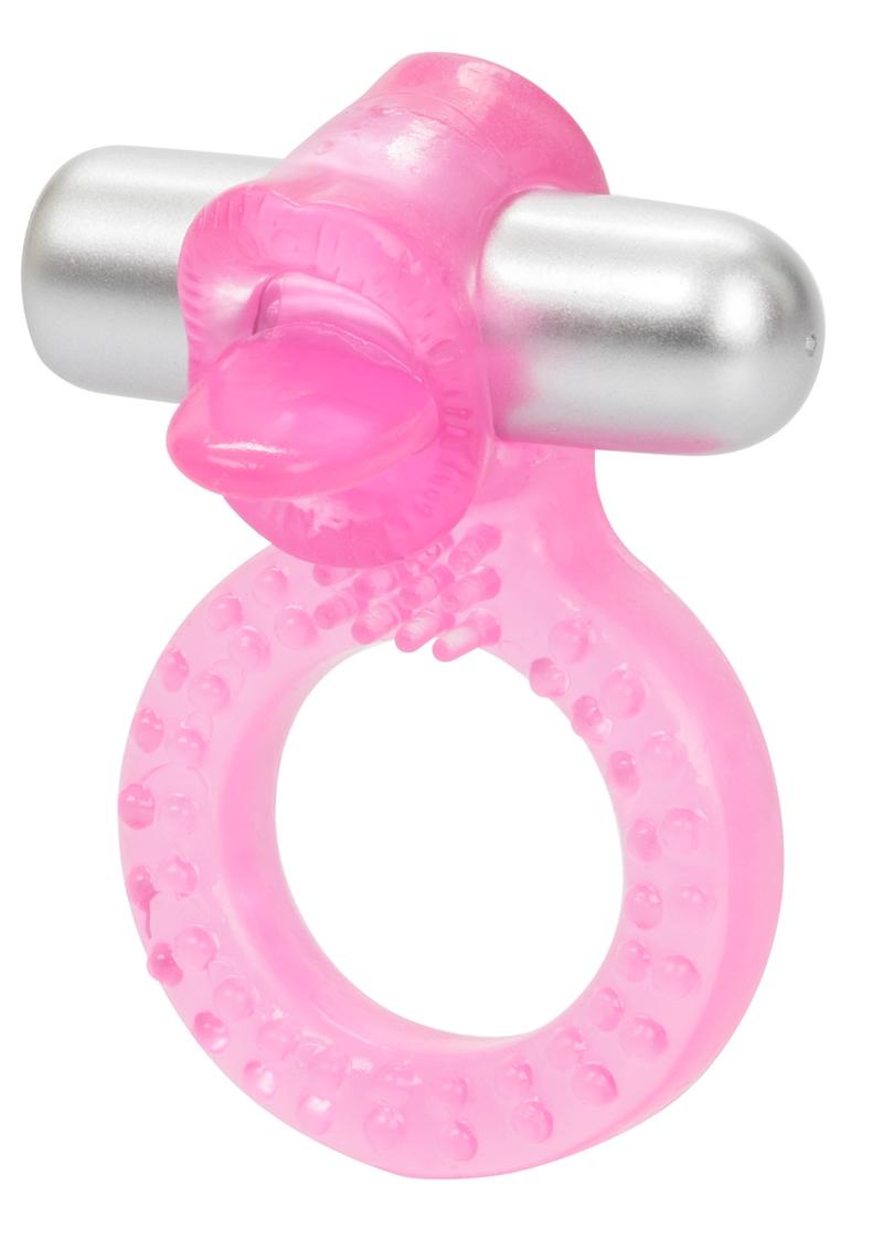 Calexotics Teaser Tongue Enhancer Vibrating Cock Ring