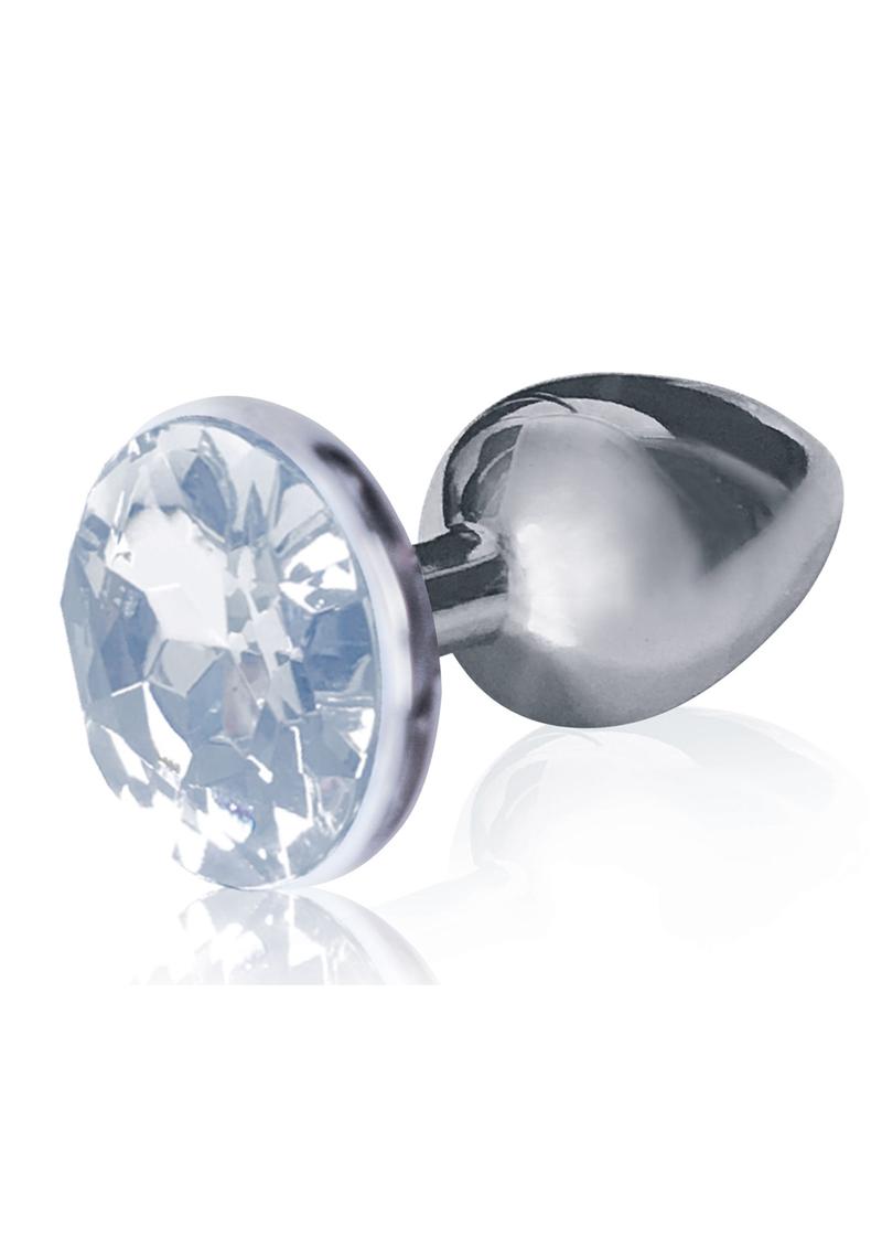 The Silver Starter Bejeweled Stainless Steel Plug