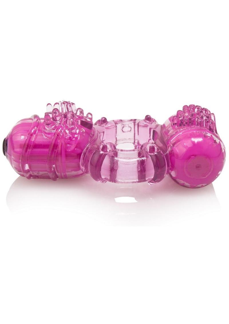 The Big O2 Double Vibrating Pleasure Ring