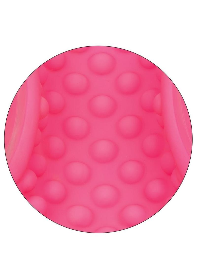 The Gripper Beaded Grip Masturbator - Pink