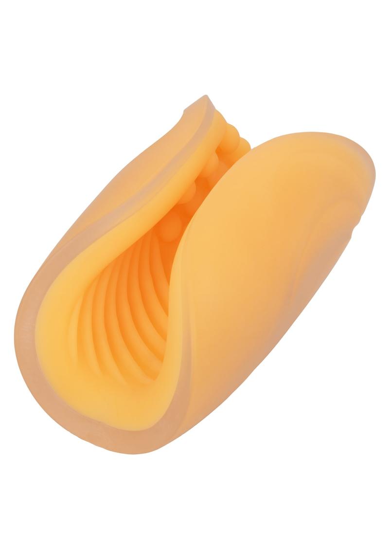The Gripper Dual Grip Masturbator Beaded And Rippled Spiral Texture