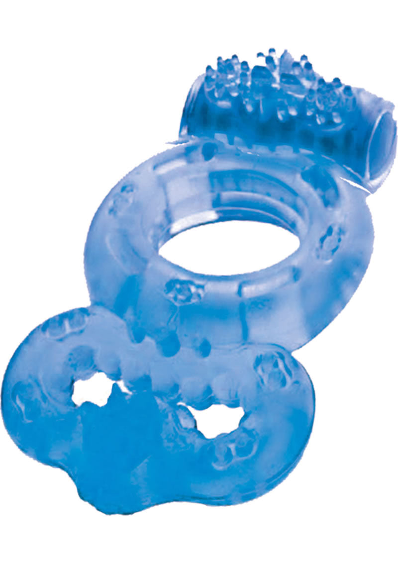 The Macho Double Ring Vibrating Ball and Cock Ring