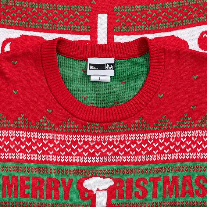 The Office Dunder Mifflin Adult Unisex Ugly Christmas Sweater