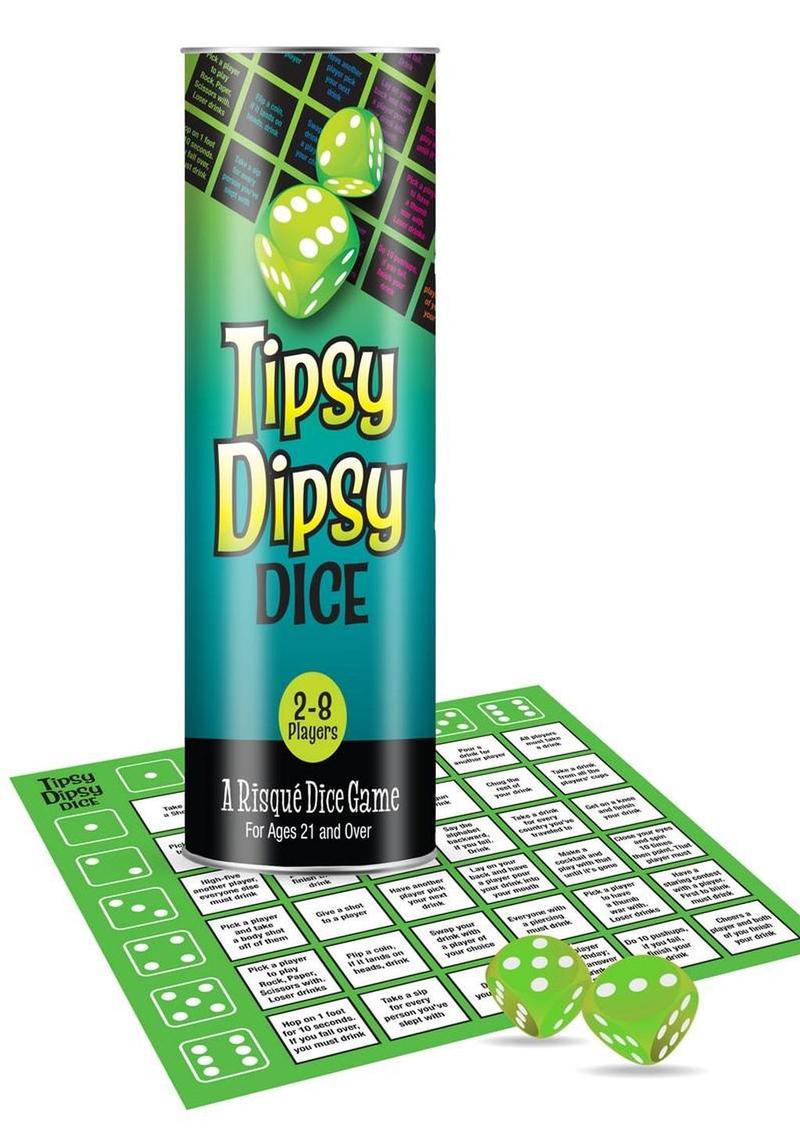 Tipsy Dipsy Game A Risqué Questionable Dice For Adults
