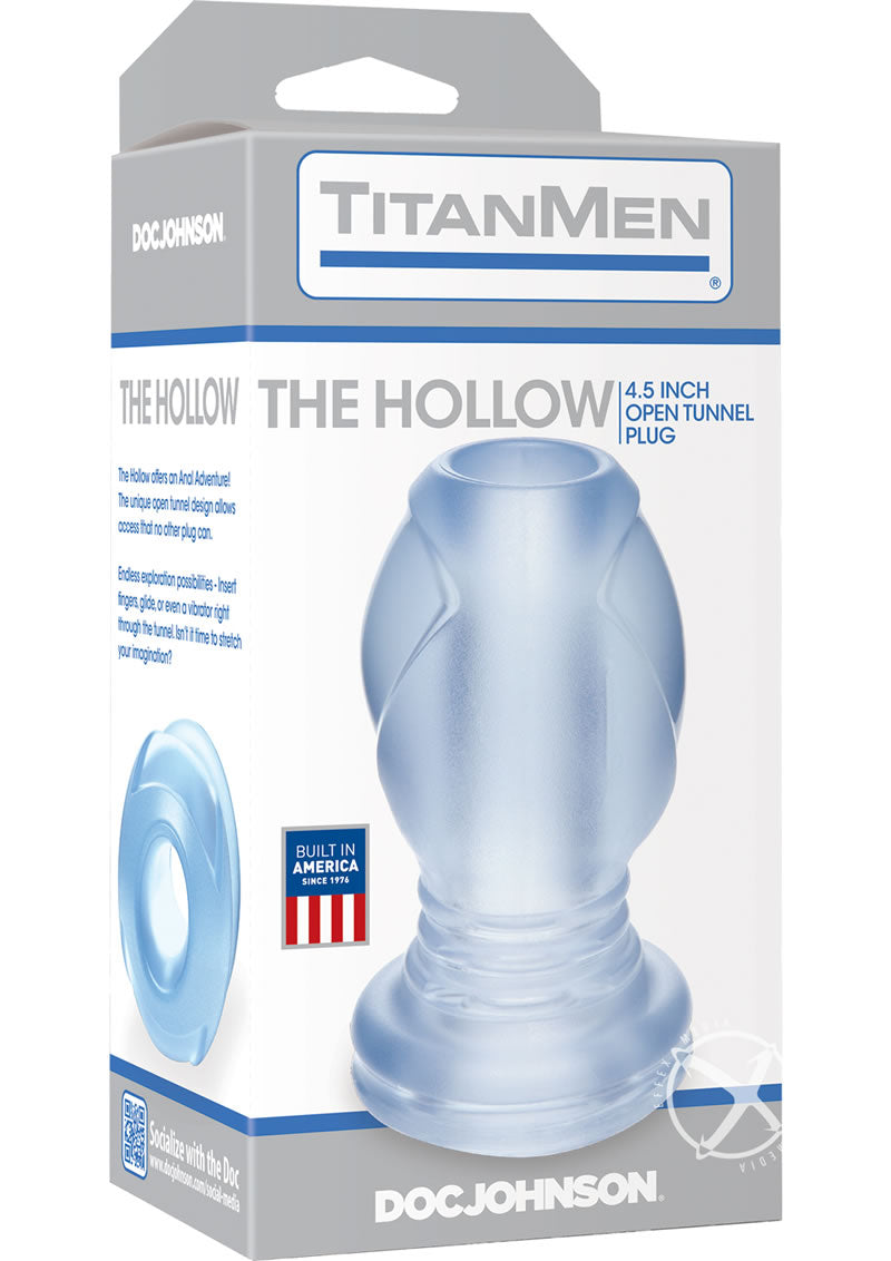 TitanMen The Hollow Open Tunnel 4.5 Inch Anal Plug Unique Design