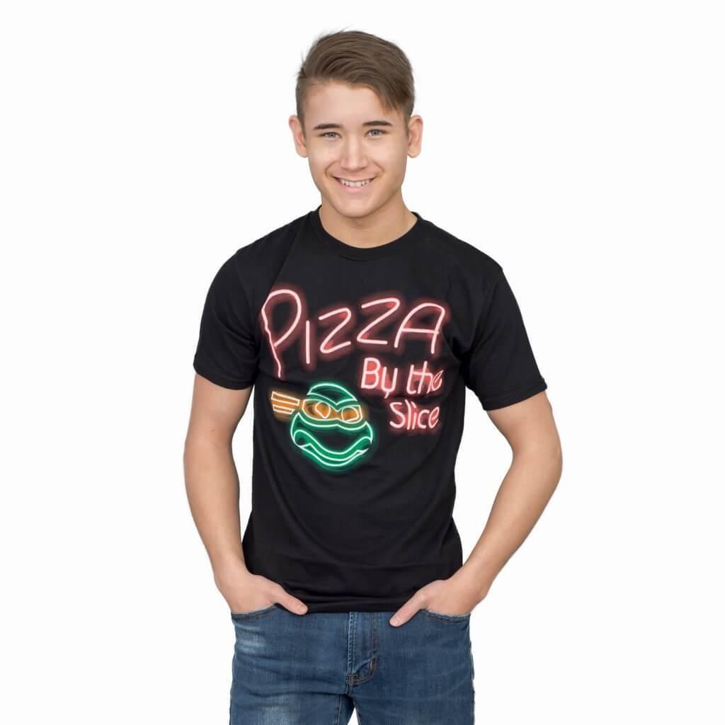 TMNT Pizza Neon T-Shirt Tee