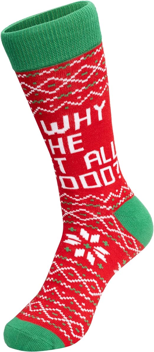 Todd and Margo Christmas Vacation Movie Funny Quote Adult Socks
