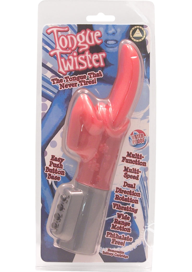 Tongue Twister Pink Dual-Action Rabbit Vibrator