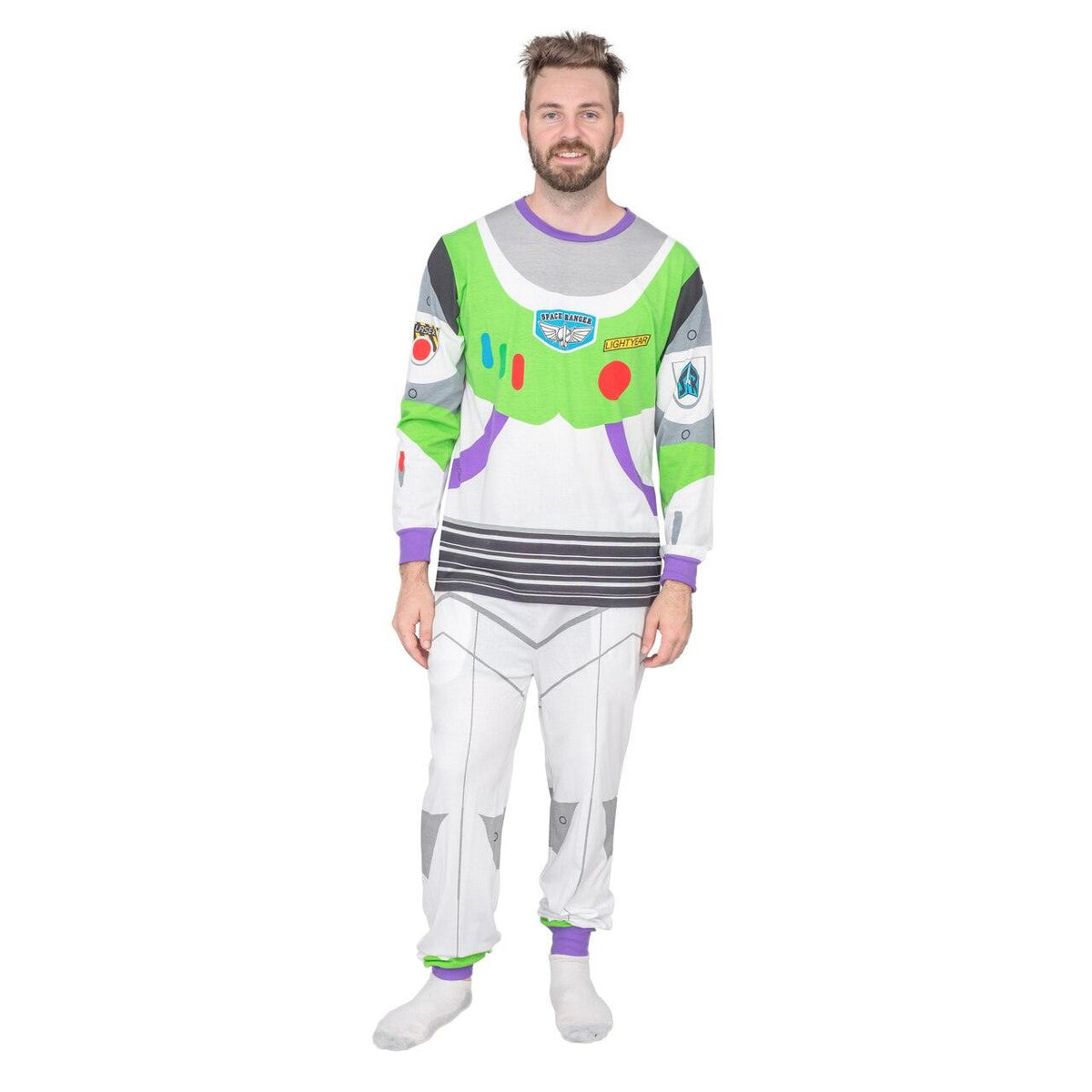 Toy Story Buzz Lightyear Two Piece All the Buzz Costume Pajama Set