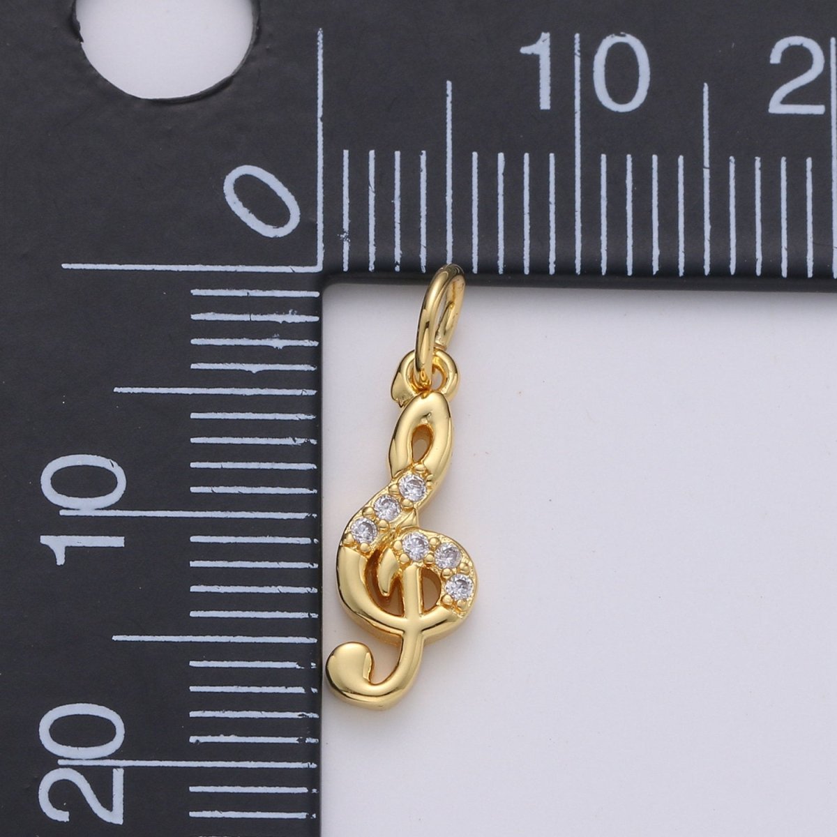 Treble Clef Charms Musical Note Charm Music Pendant Gold Filled Charm Musician Jewelry for Bracelet Necklace Earring Charm D-291 D-292