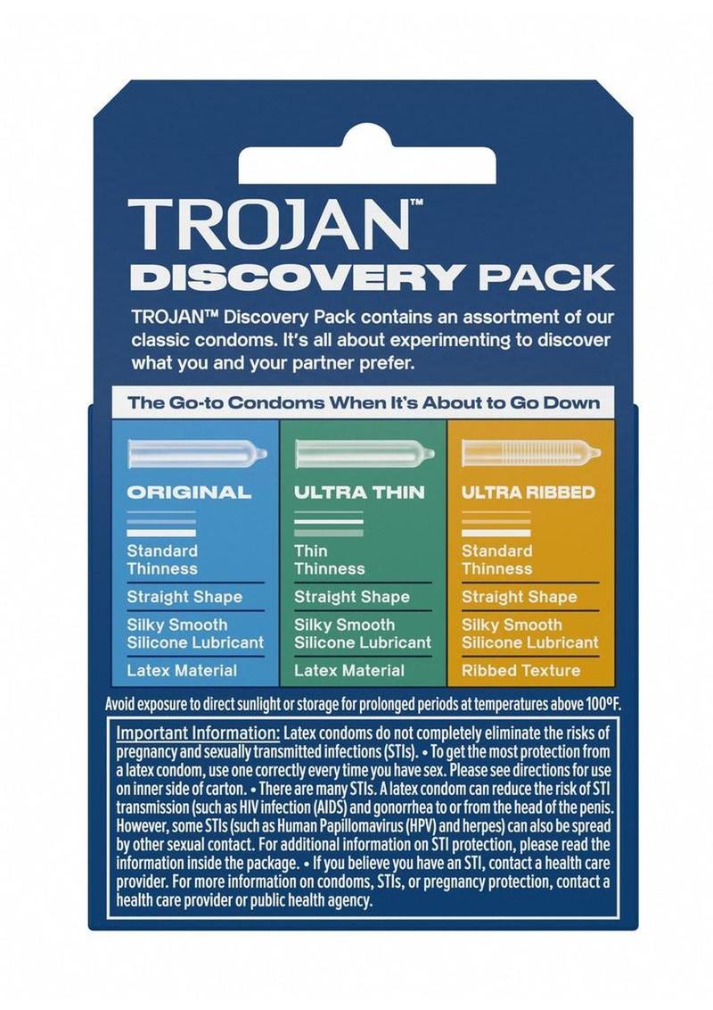 Trojan Discovery Pack Assorted Condoms