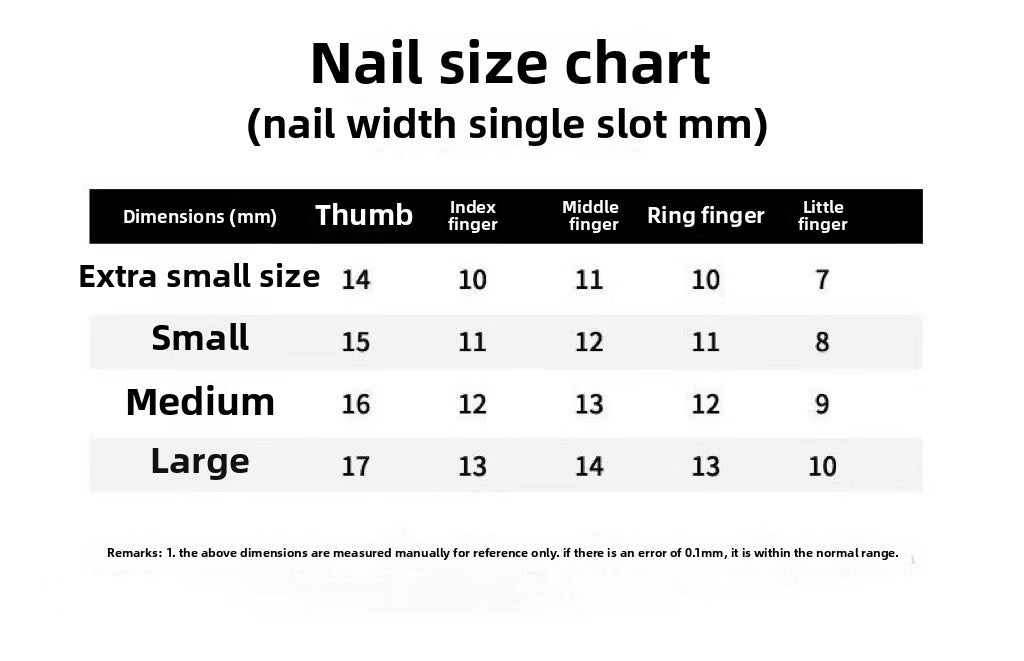 0964- Handmade press on nails fake nails removable