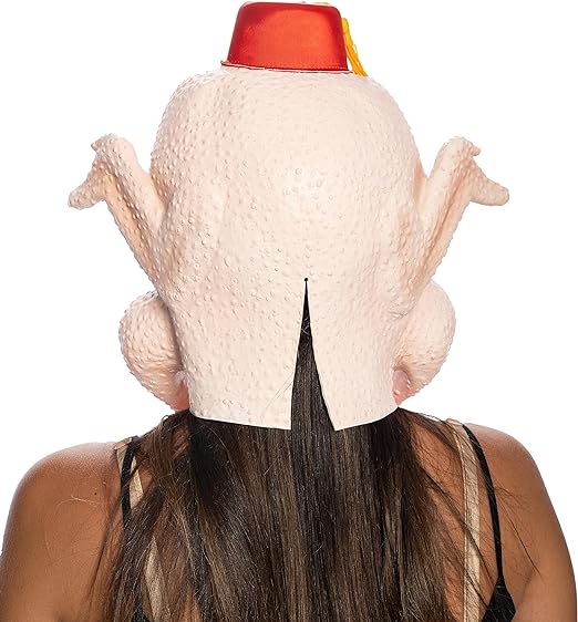 Turkey Head Mask and Glasses Set