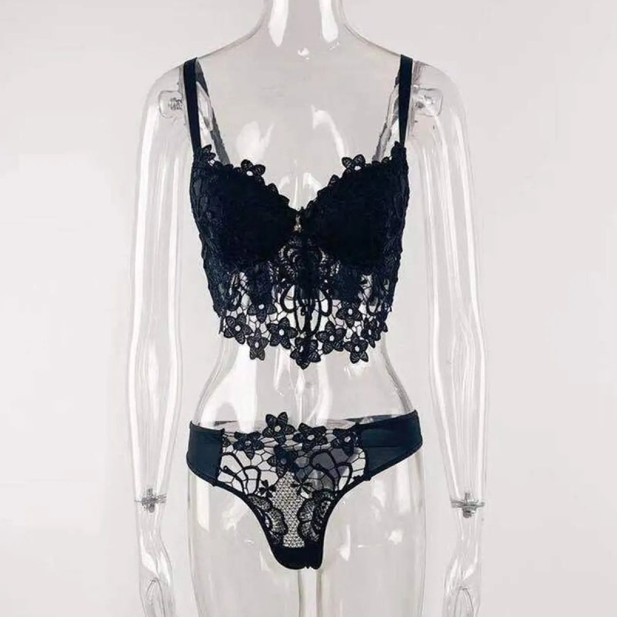Sexy Two Pieces Lace Set