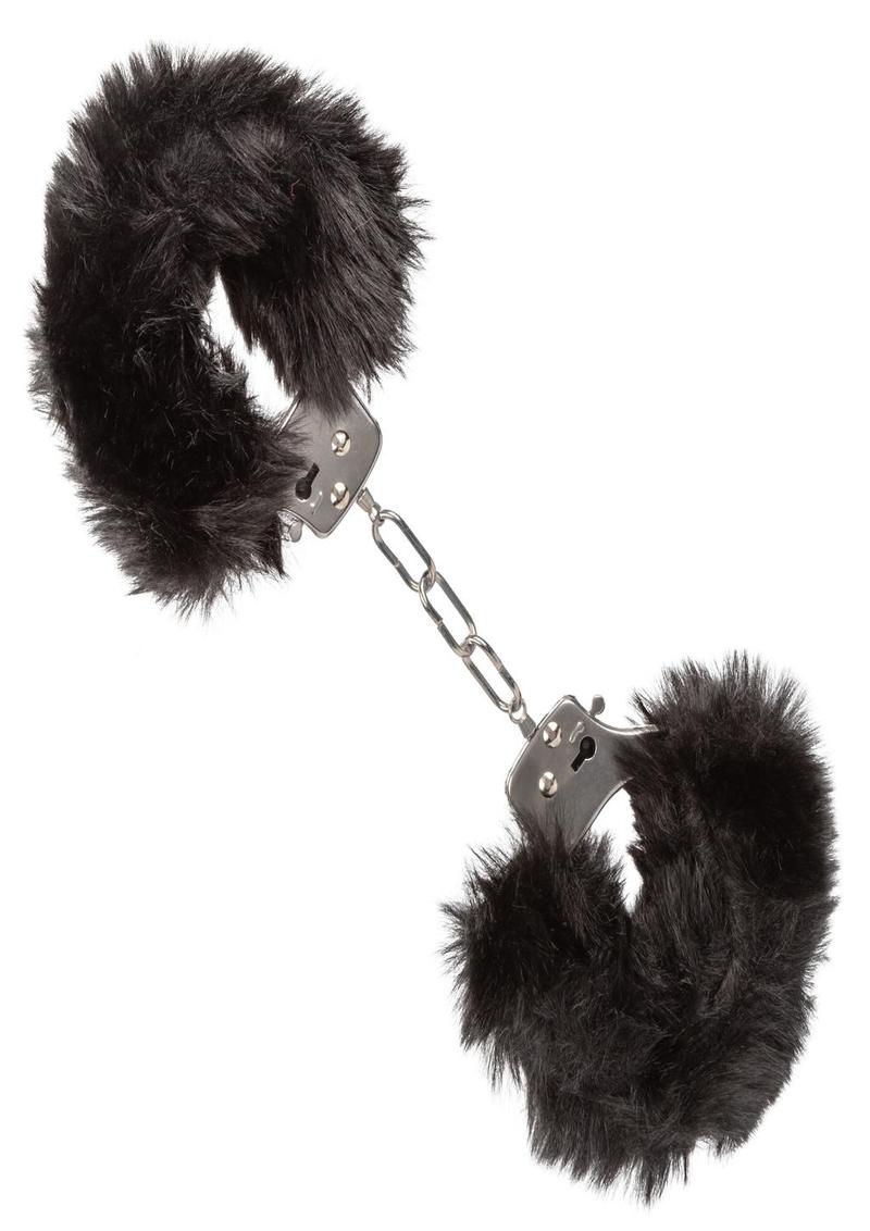 Ultra Fluffy Furry Cuffs Metal Handcuffs with Luxurious Faux Fur