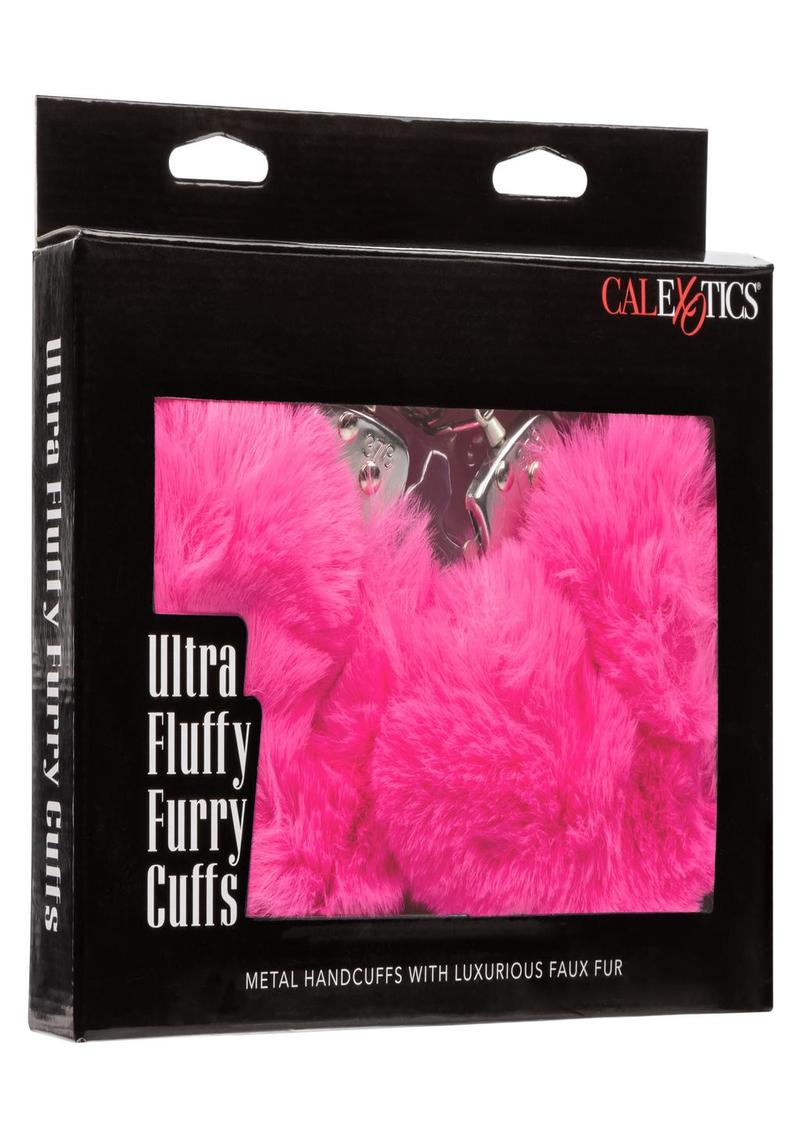 Ultra Fluffy Furry Cuffs Metal Handcuffs with Luxurious Faux Fur