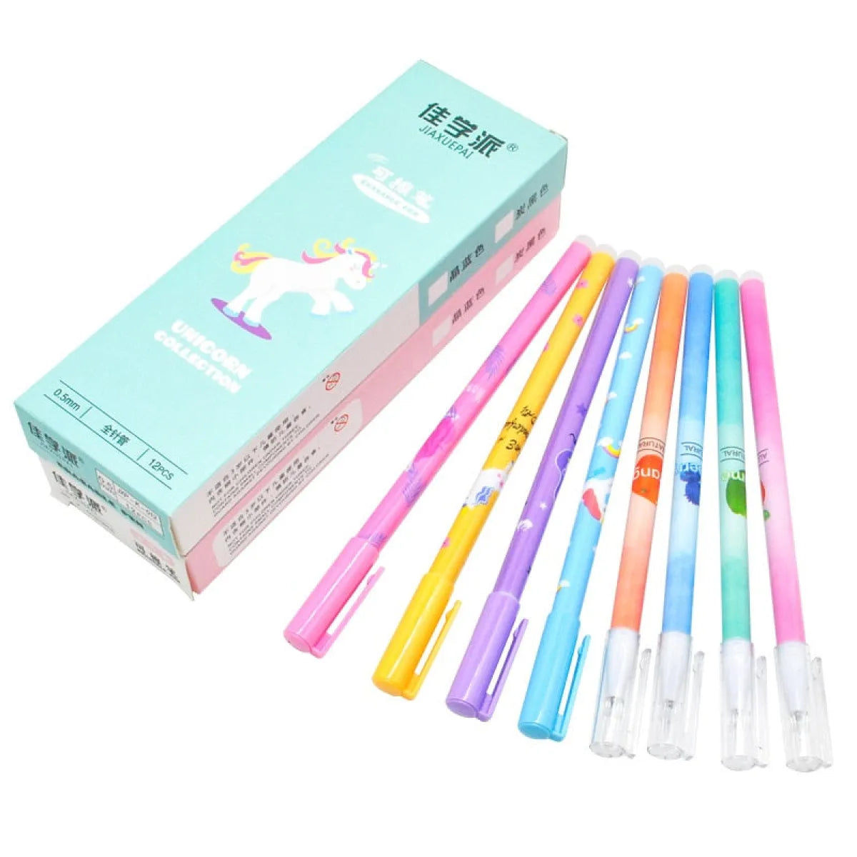 4Pcs Unicorn Erasable Gel Pen