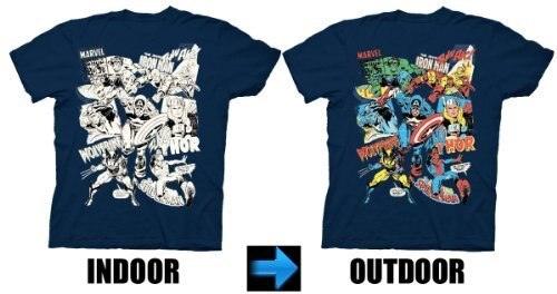 UV Collage Navy Youth T-shirt