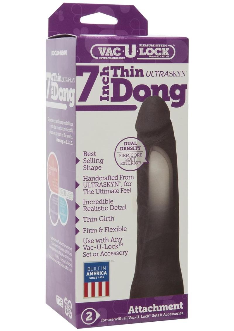 Vac-U-Lock UltraSKYN Thin Dong Dildo
