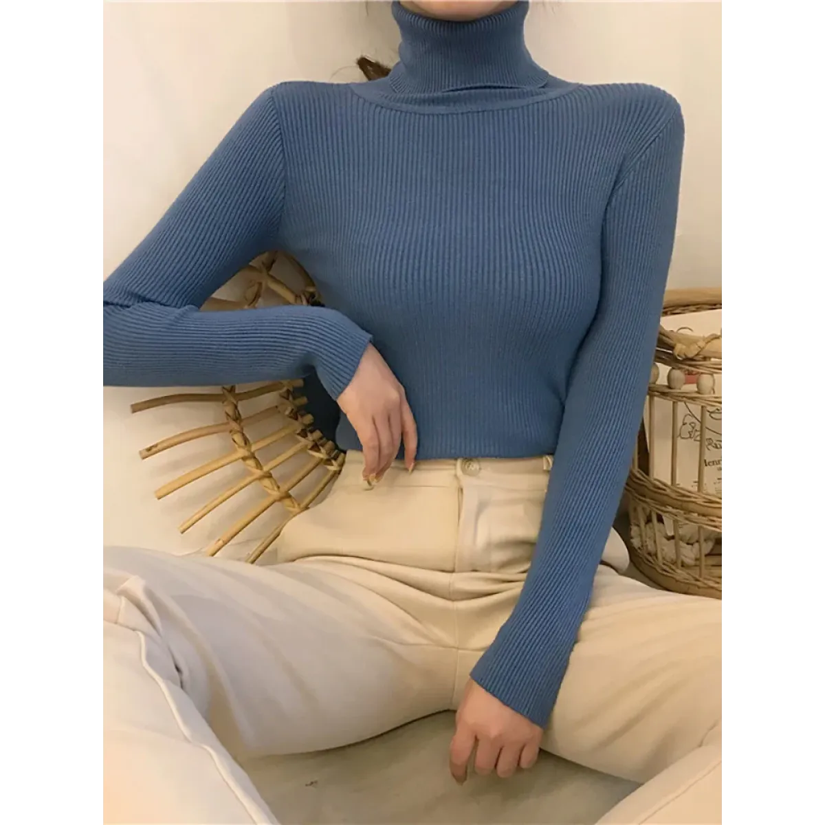 Vintage Harajuku Turtleneck Sweater