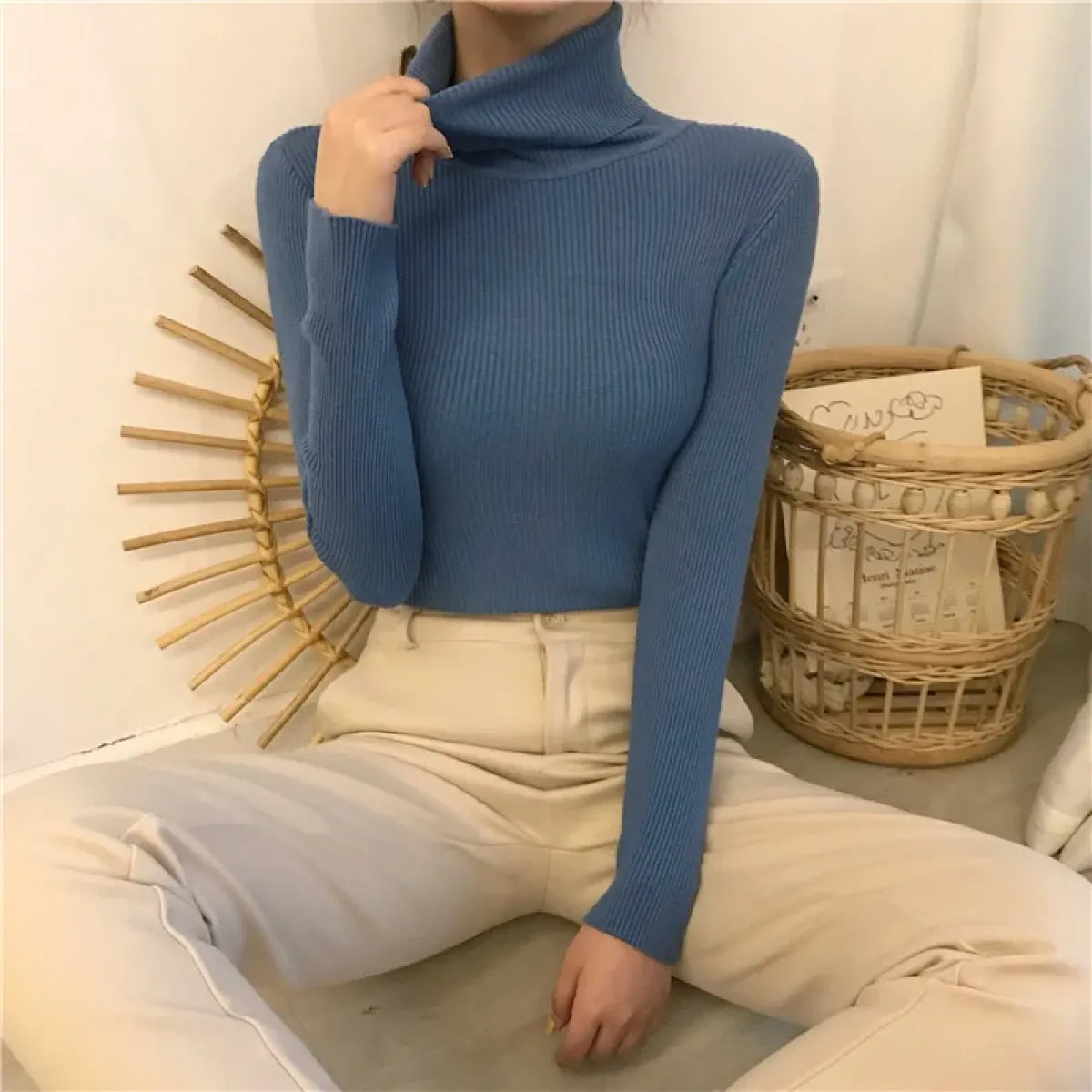 Vintage Harajuku Turtleneck Sweater