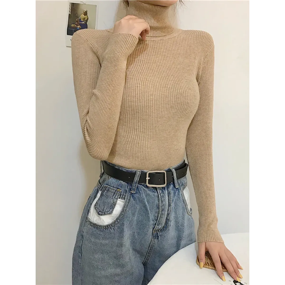 Vintage Harajuku Turtleneck Sweater