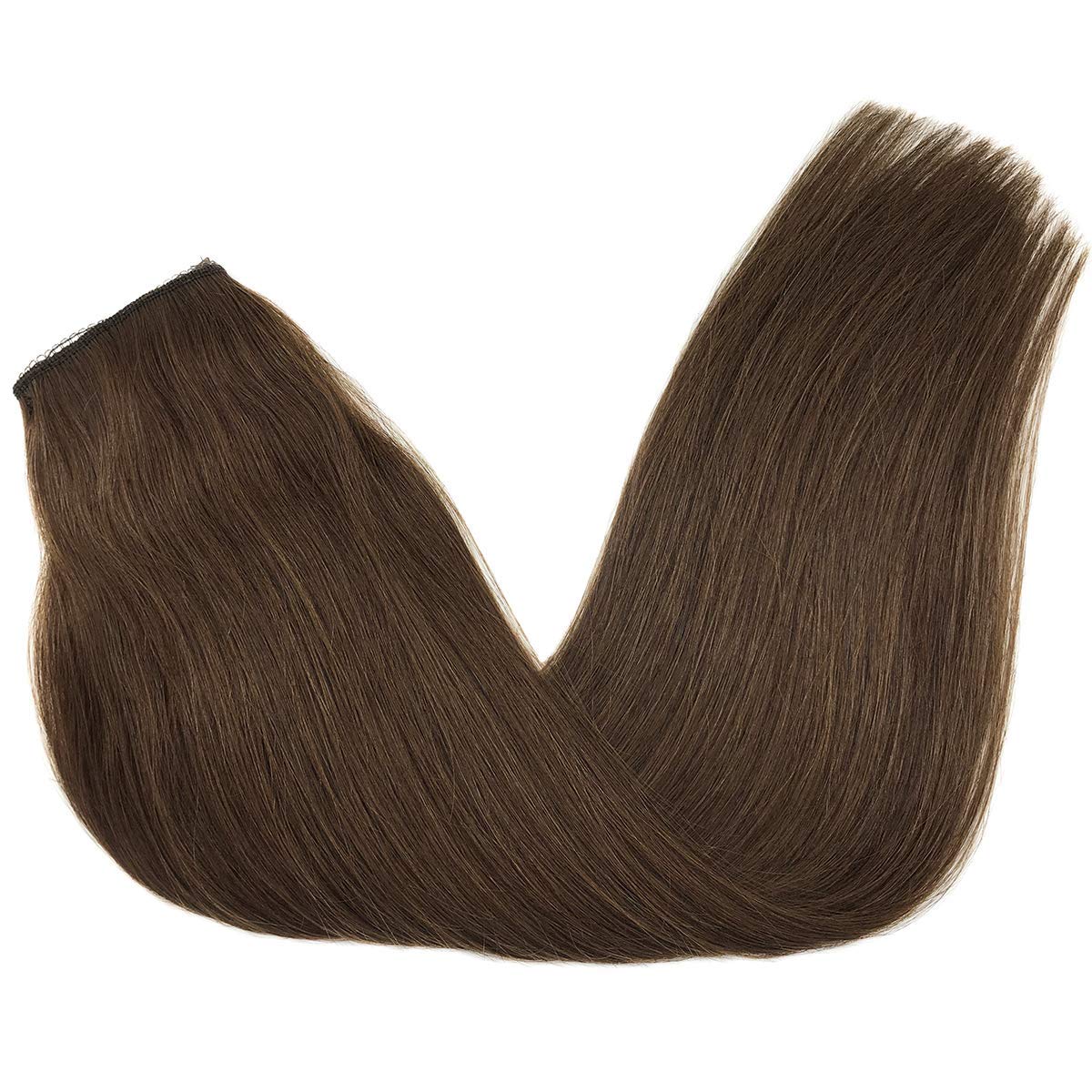 VIP BandX Halo System – 100% Human Hair Extensions, Silky Straight 18" with Clip