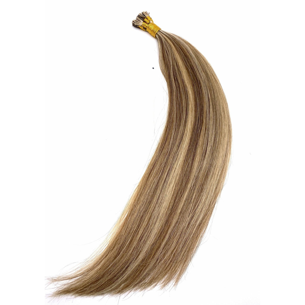 VIP I-Tip System – Keratin Human Hair Extensions, Straight 18" (70g)