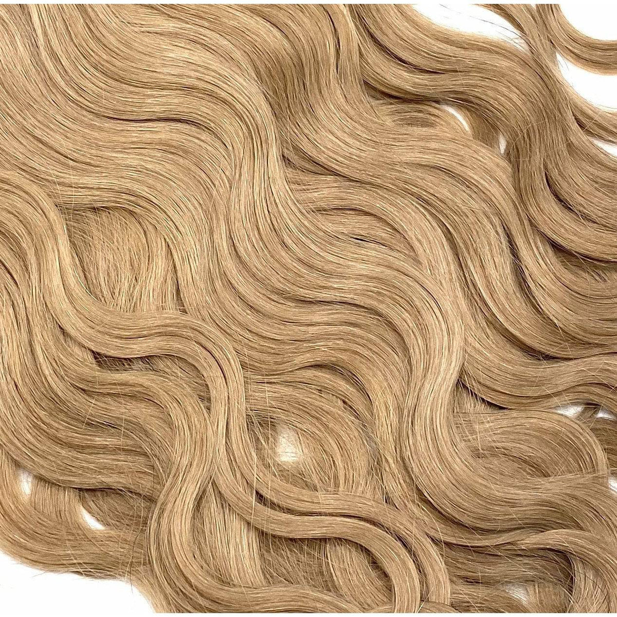 VIP M-Tip System – Tape-In Human Hair Extensions (Single Strands), Wavy 18"