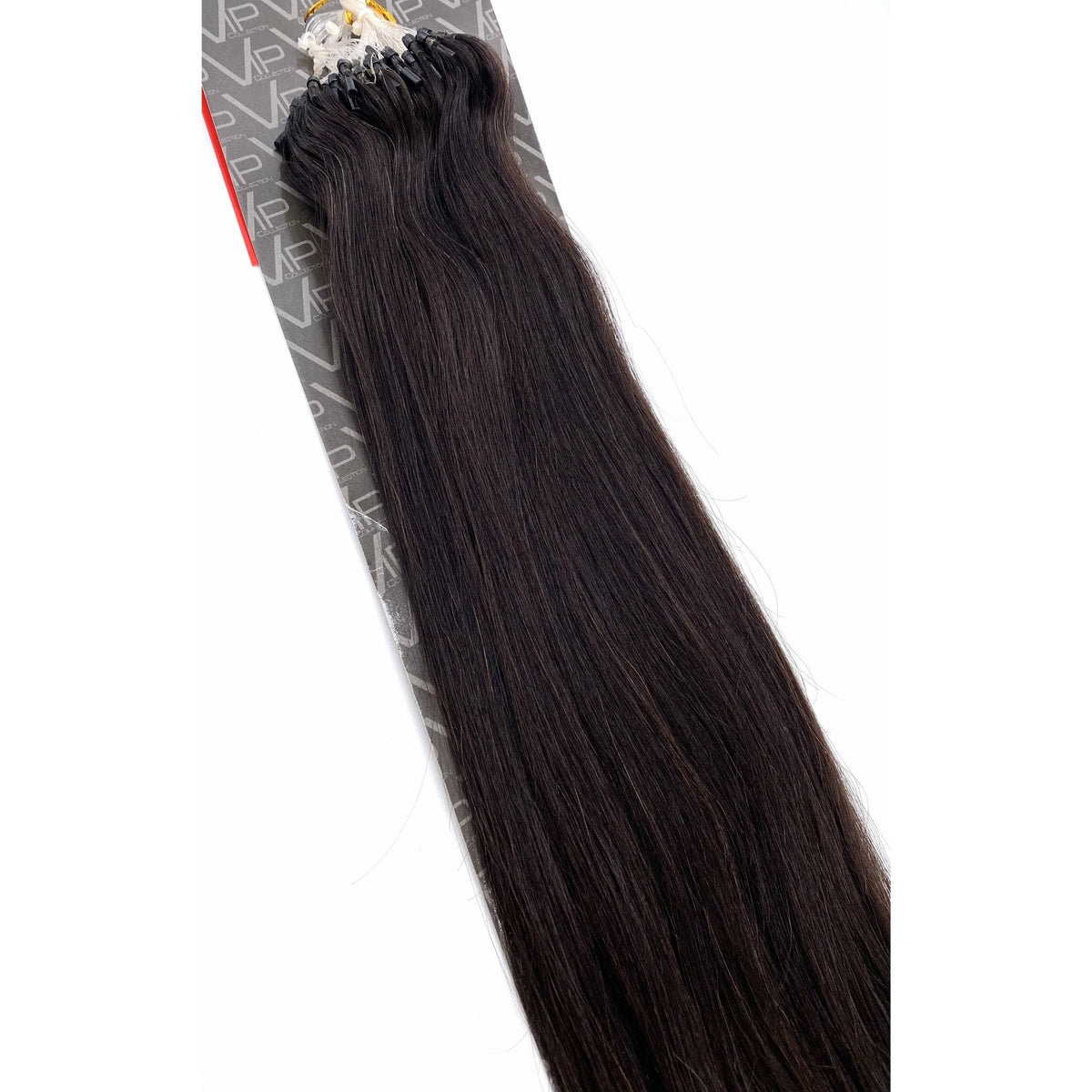 VIP RineX System – Cylinder Loop Human Hair Extensions, Straight 18" (70g)
