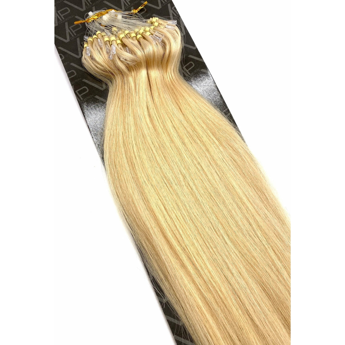 VIP RineX System – Cylinder Loop Human Hair Extensions, Straight 18" (70g)