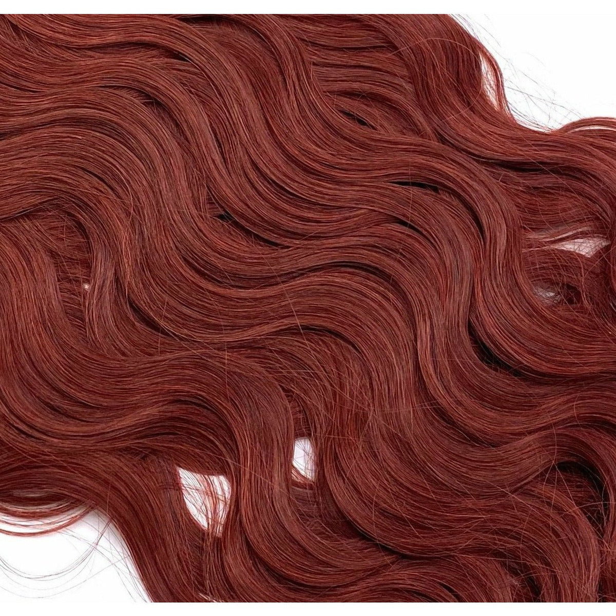 VIP RineX System – Cylinder Loop Human Hair Extensions, Wavy 18" (100 Strands)