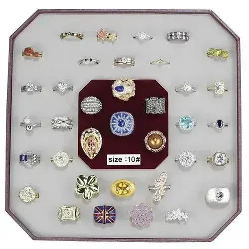 VK-014-SIZE10 - Assorted Brass Ring with Assorted in Assorted