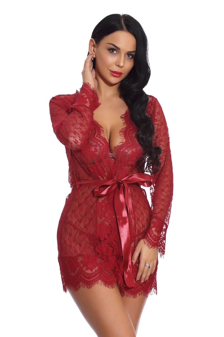 Lovely Lace Cheeky Robe