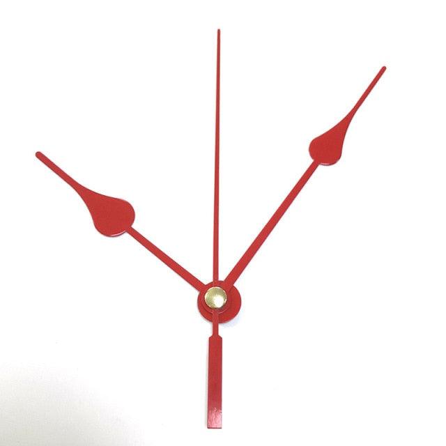 Wall Clock Pointer Clock Watch Kit Accessories 3D Clock Hands Wall Clock for Kitchen Office and Home Art Decor Quartz Clock Movement Mechanism Accessories Needle Pointer Large Wall Clocks Quartz