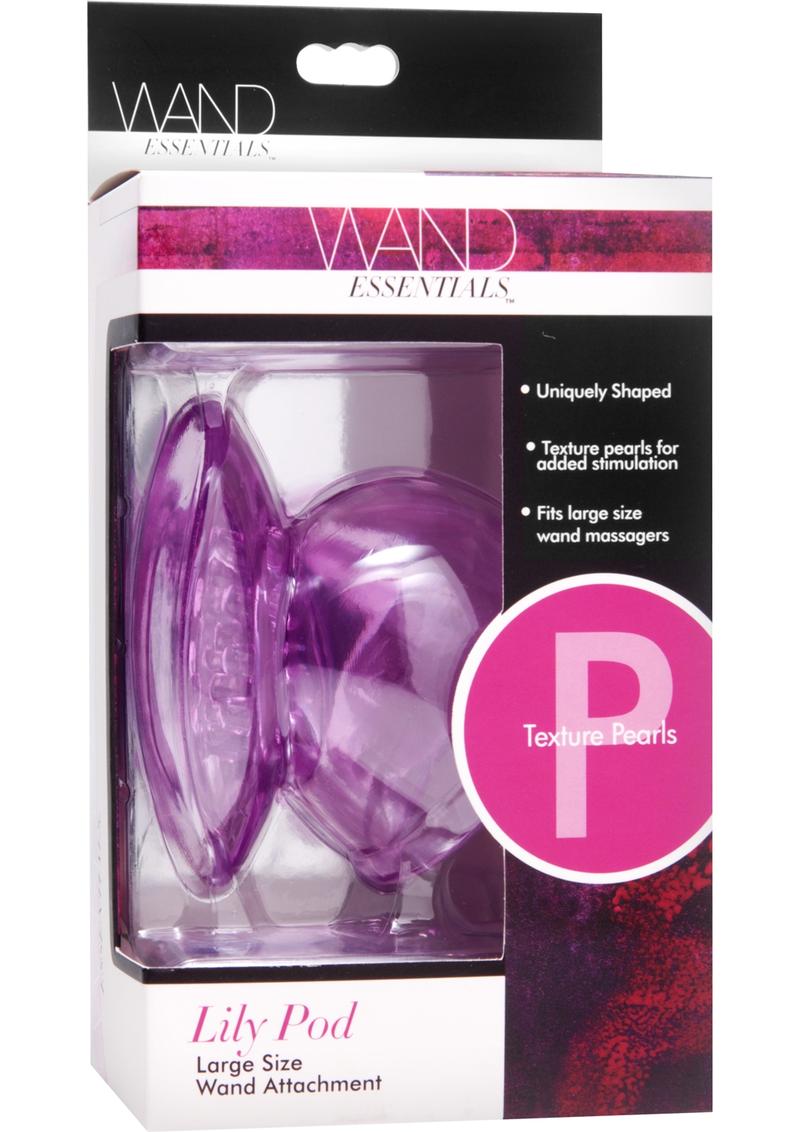 Lily Pod Large Size Wand Attachment with Texture Pearls