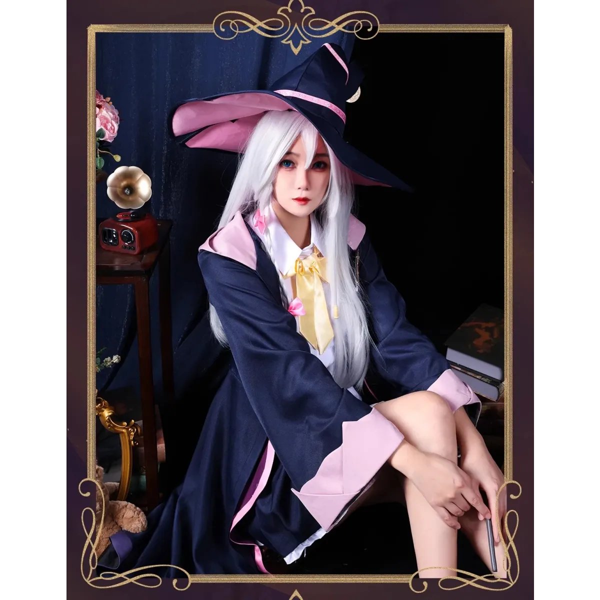 Wandering Witch Elaina Cosplay Costume – Full Set Halloween Outfit