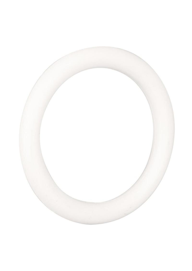 White Rubber Cock Ring Sturdy And Durable