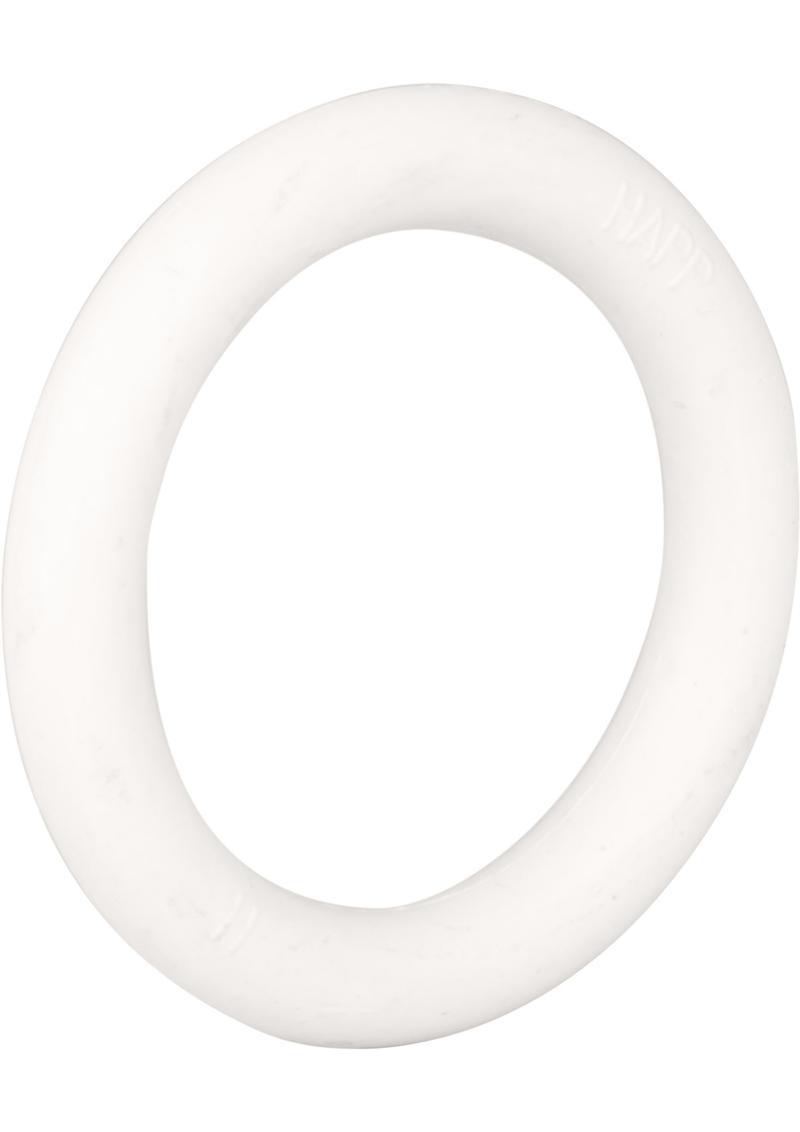 White Rubber Cock Ring Sturdy And Durable