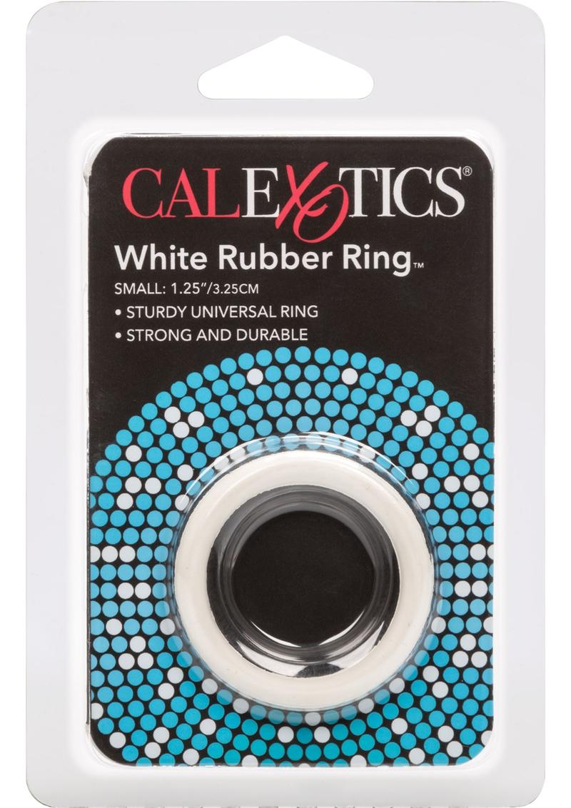 White Rubber Cock Ring Sturdy And Durable