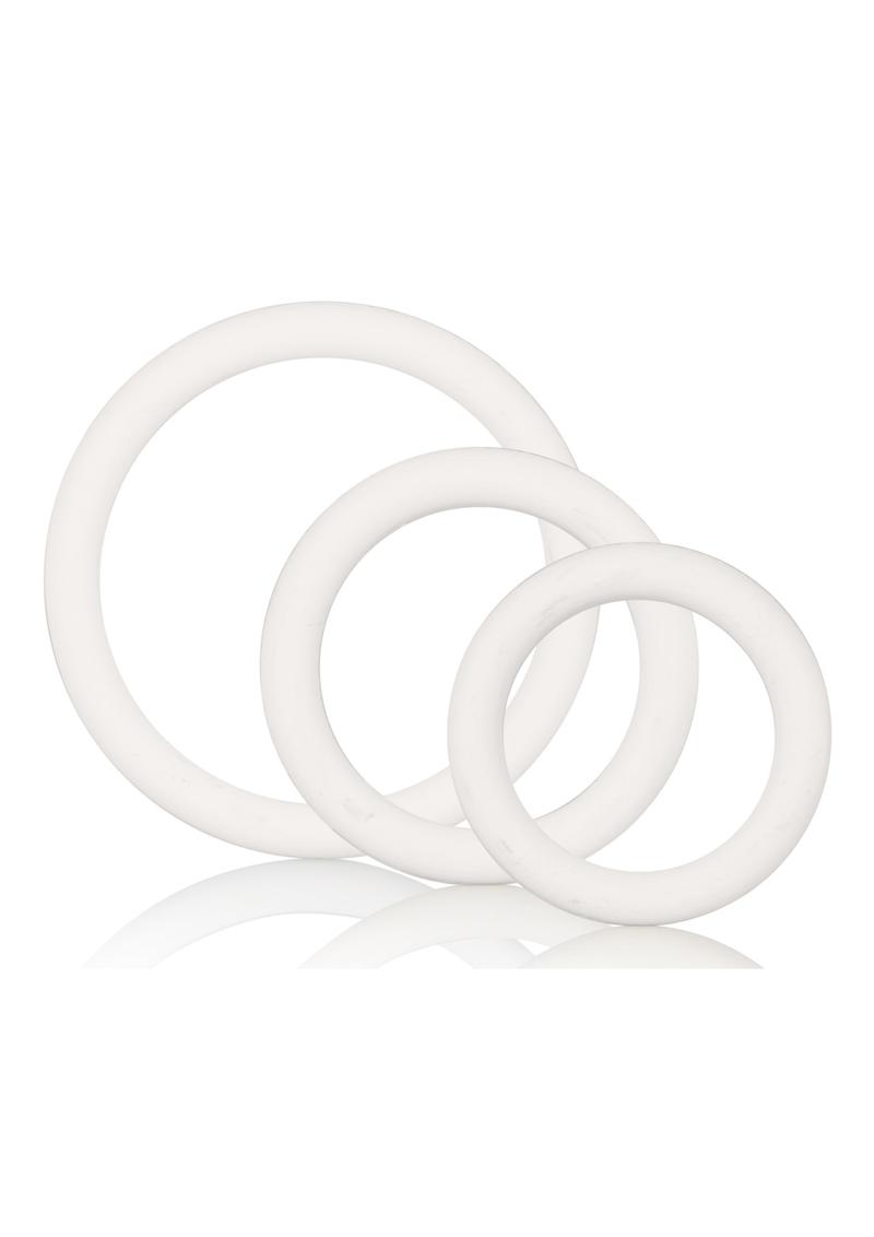White Rubber Cock Rings Sturdy And Durable