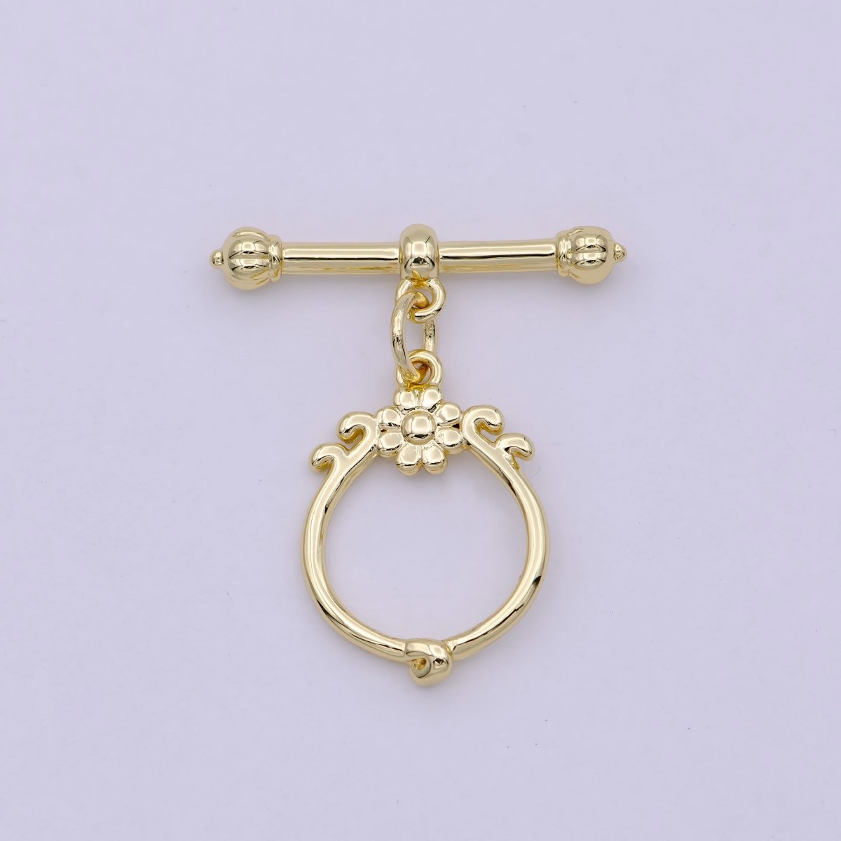 Wholesale Gold Toggle Clasp, Vintage OT Clasp Fancy Design OT Clasp Bulk Supply for Bracelet Necklace Component L-627