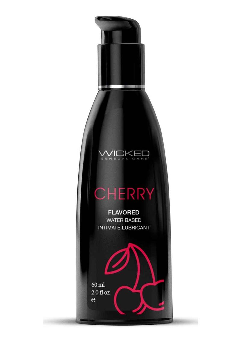 Wicked Aqua Cherry Flavored Water Based Lubricant