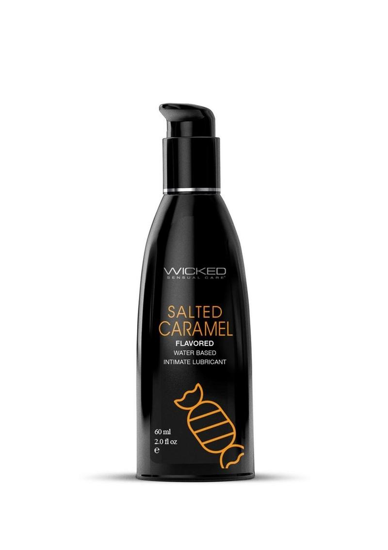 Wicked Aqua Salted Caramel Flavored Water Based Lubricant