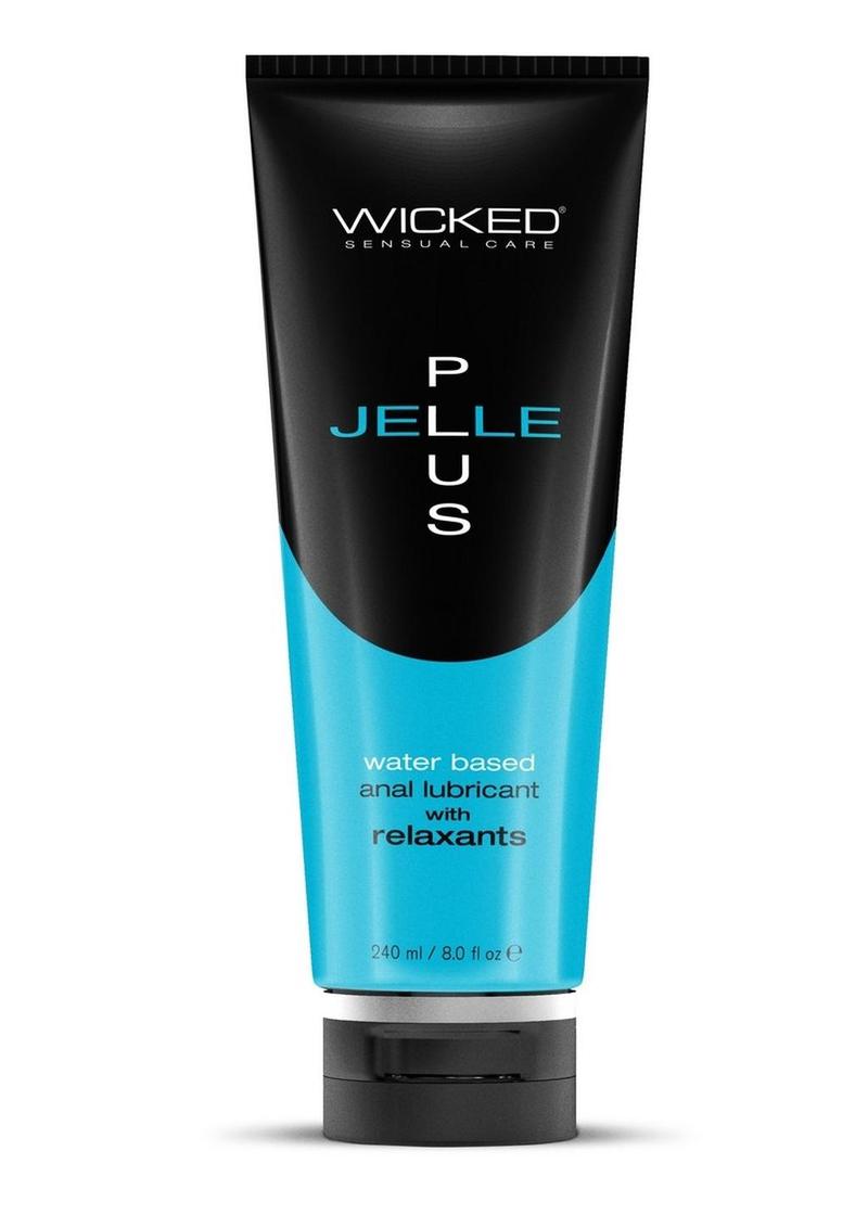 Wicked Jelle Plus Water-Based Anal Lubricant with Relaxants