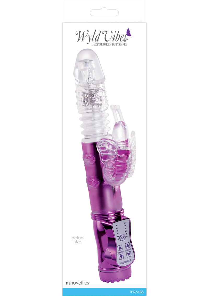 Wyld Vibes Deep Stroker Multi Speed Butterfly Rabbit Vibrator