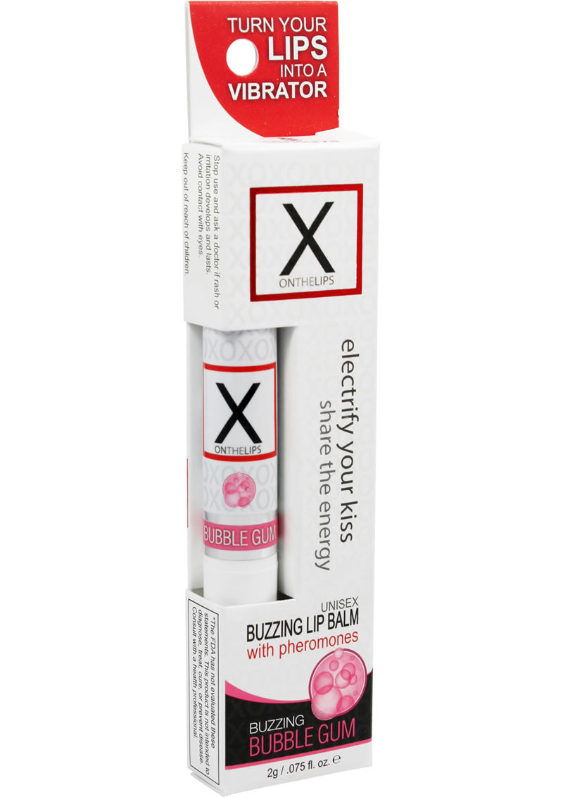 X On The Lips Buzzing Bubble Gum Lip Balm