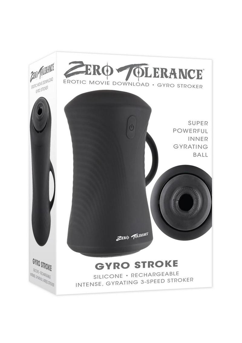 Zero Tolerance Gyro Stroke Rechargeable Masturbator with Gyrating Ball