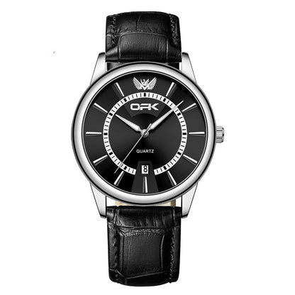 Single-calendar Waterproof Quartz Mens Watch