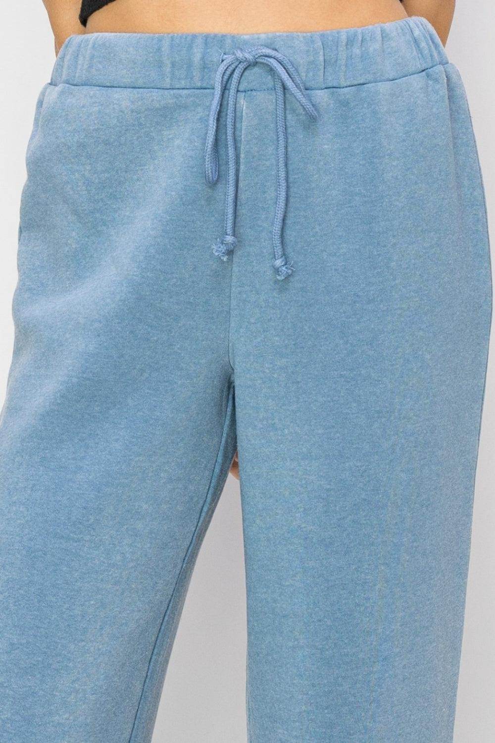 HYFVE Drawstring Wide Leg Pants for Effortless Style